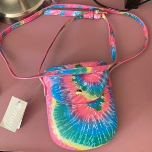 Tie dye crossbody purse